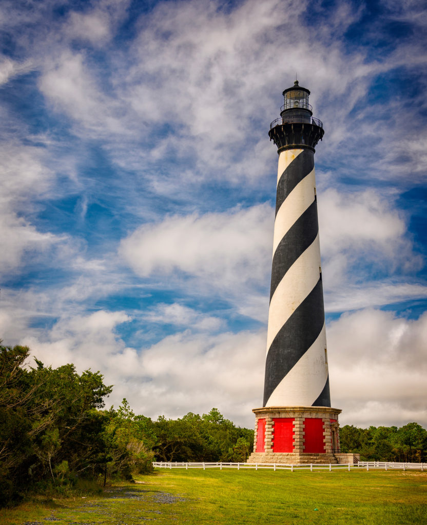 Hatteras lighthouse buxton North Carolina outer banks road trip vacation photos