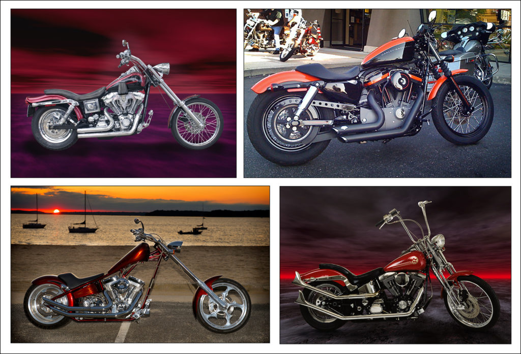 Harley Davidson and American -Twin choppers photographed by professional motorsports photographer
