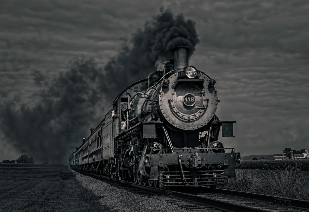 Strasburg rail road engine 475 photo vacation travel adventure photography image Amish Pennsylvania Dutch country