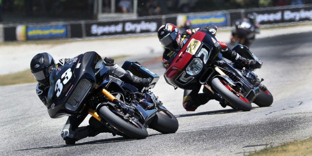 Harley-Davidson Indian motorcycle racing king of the baggers MotoAmerica event pictures