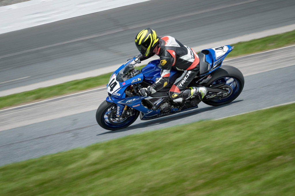 Loudon race series competitor at New Hampshire Motor Speedway Laconia bike week road racing images