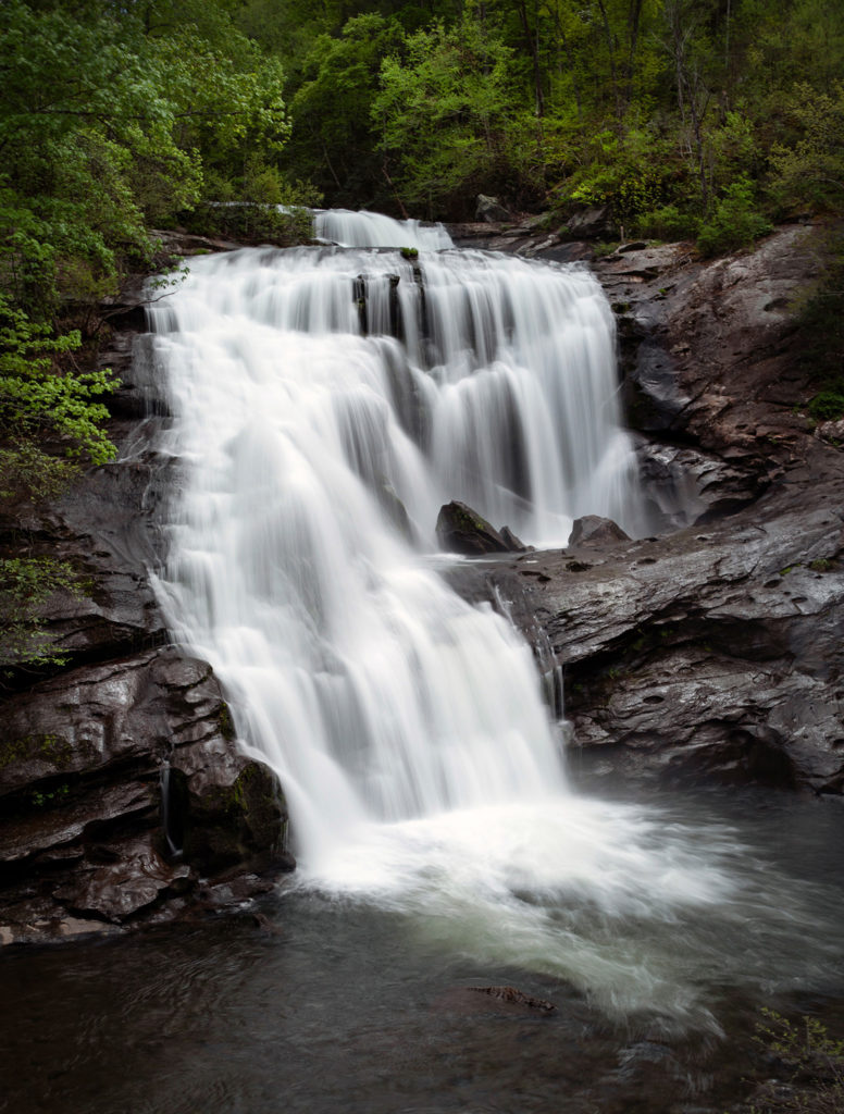 How to get to Bald River Falls near The Cherohala Skyway.  Best Great Smoky Mountains scenic attractions