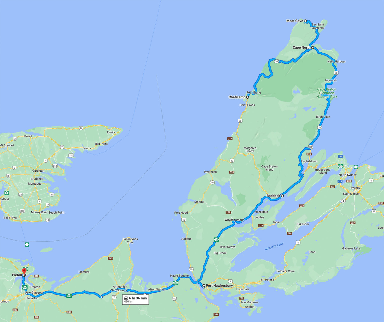 Cabot Trail motorcycle ride - Roadcraft USA