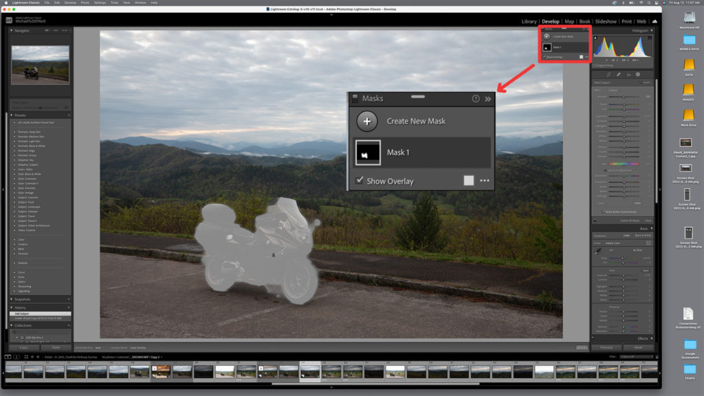 Lightroom and Photoshop masking