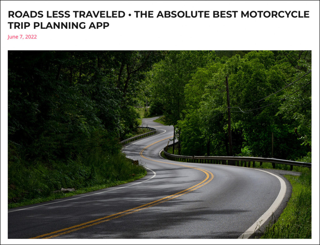 best navigation app for motorcycles