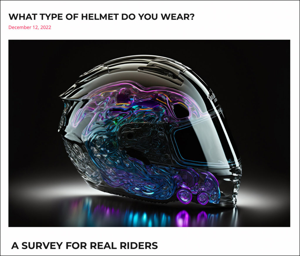most popular motorcycle helmet
