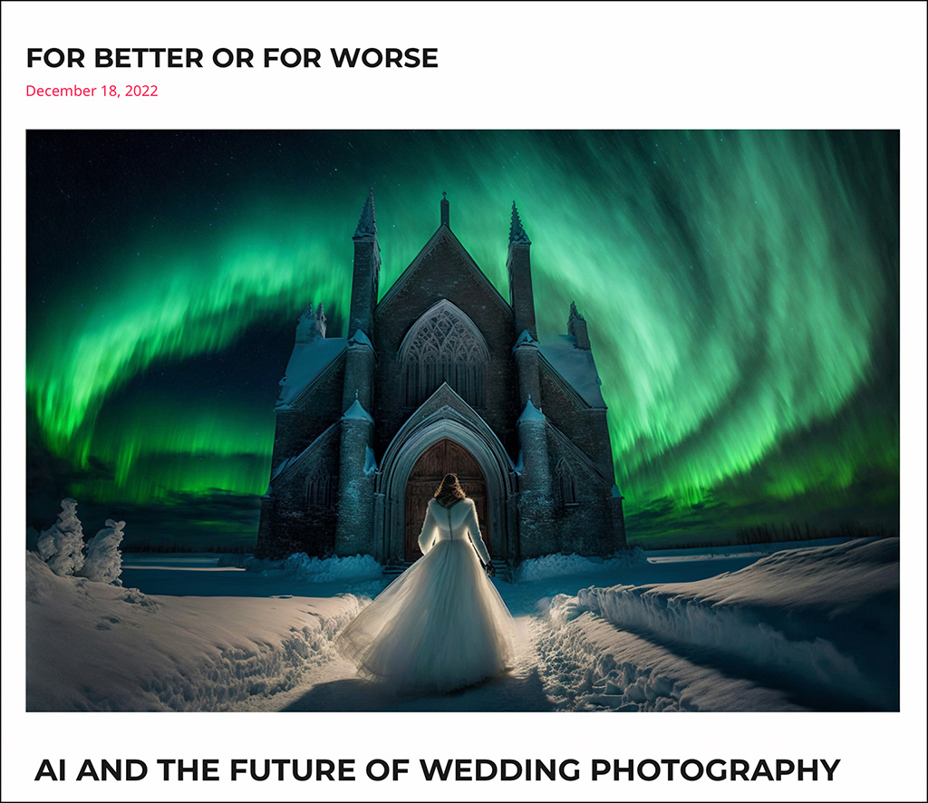 AI in wedding photography