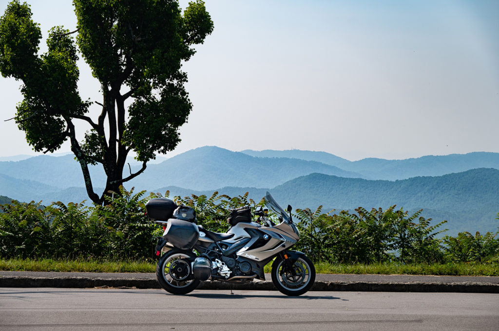 Blue Ridge Parkway motorcycle